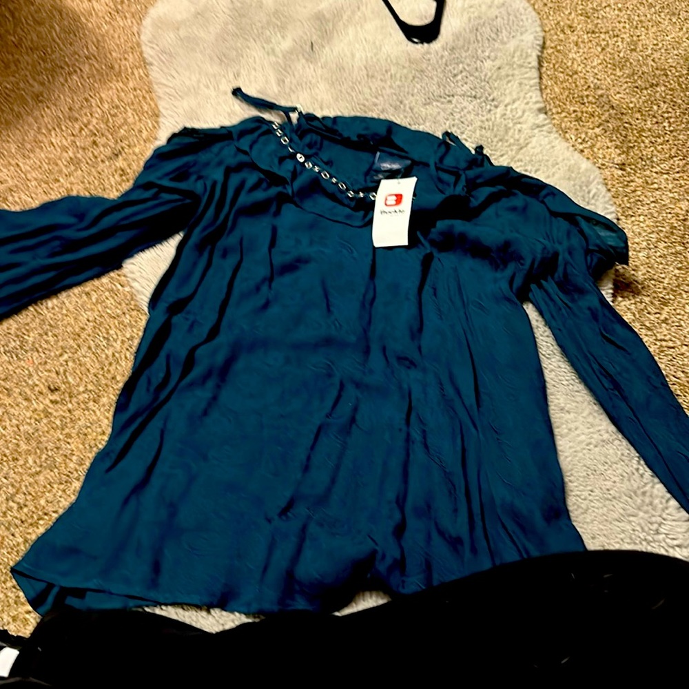 The brand is buckle it’s never been worn. No rips or stains.